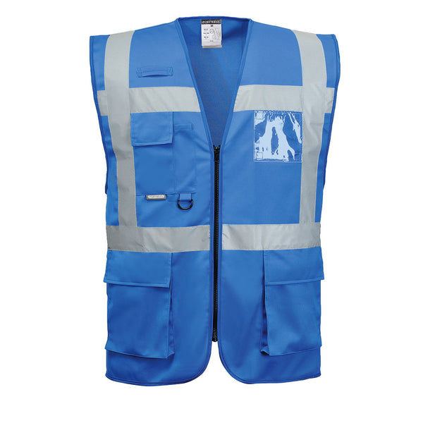 Portwest® Iona Enhanced Executive Vest , Royal Blue, Size XXXL (UF476RBRXXXL) Each