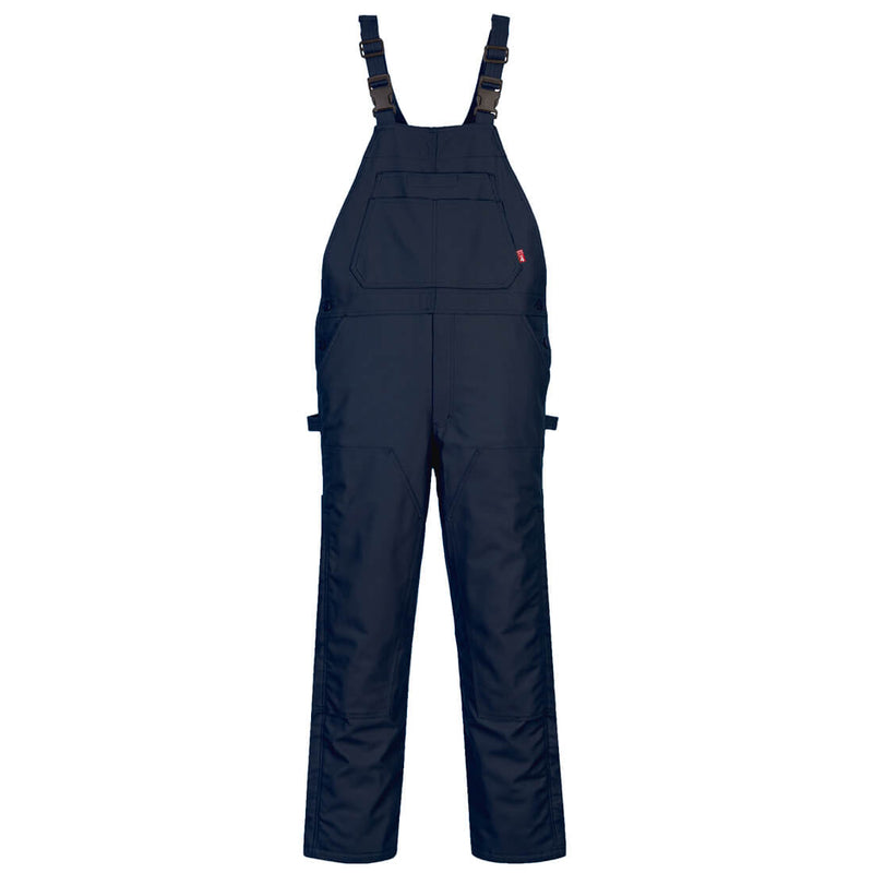 Portwest® DuraDuck Flame Quilt Lined FR Bib Overall, Navy, Size L (UFR49NARL) Each