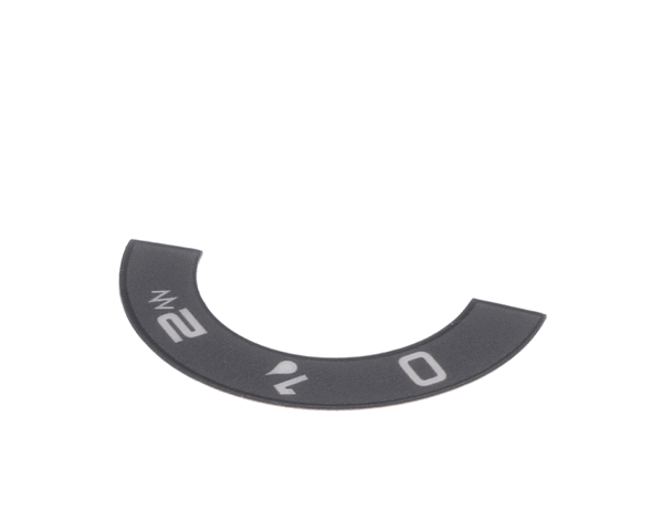 Unic 46228 0-1-2 Switch Decal (UNC46228) Each