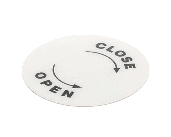 Univex 4400518 Label, Open/Close Bc18 (UNI4400518) Each