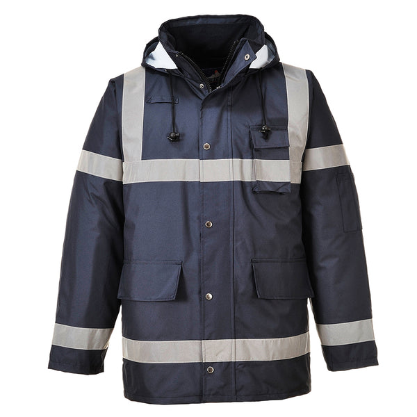 Portwest® Iona Enhanced Winter Traffic Jacket , Navy, Size S (US433NARS) Each