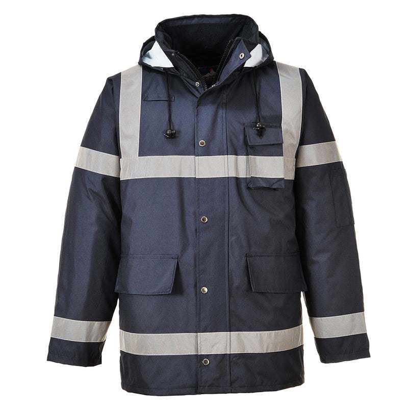 Portwest® Iona Enhanced Winter Traffic Jacket , Navy, Size XXL (US433NARXXL) Each