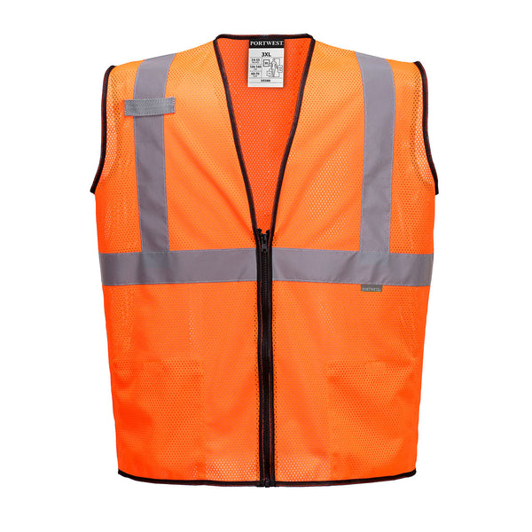 Portwest® Alabama Hi-Vis Band and Brace Vest , Orange, Size L (US580ORRL) Each