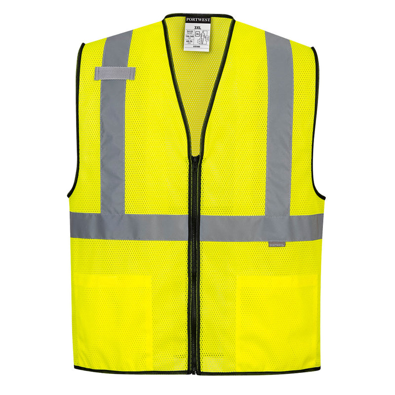 Portwest® Alabama Hi-Vis Band and Brace Vest , Yellow, Size XXL (US580YERXXL) Each