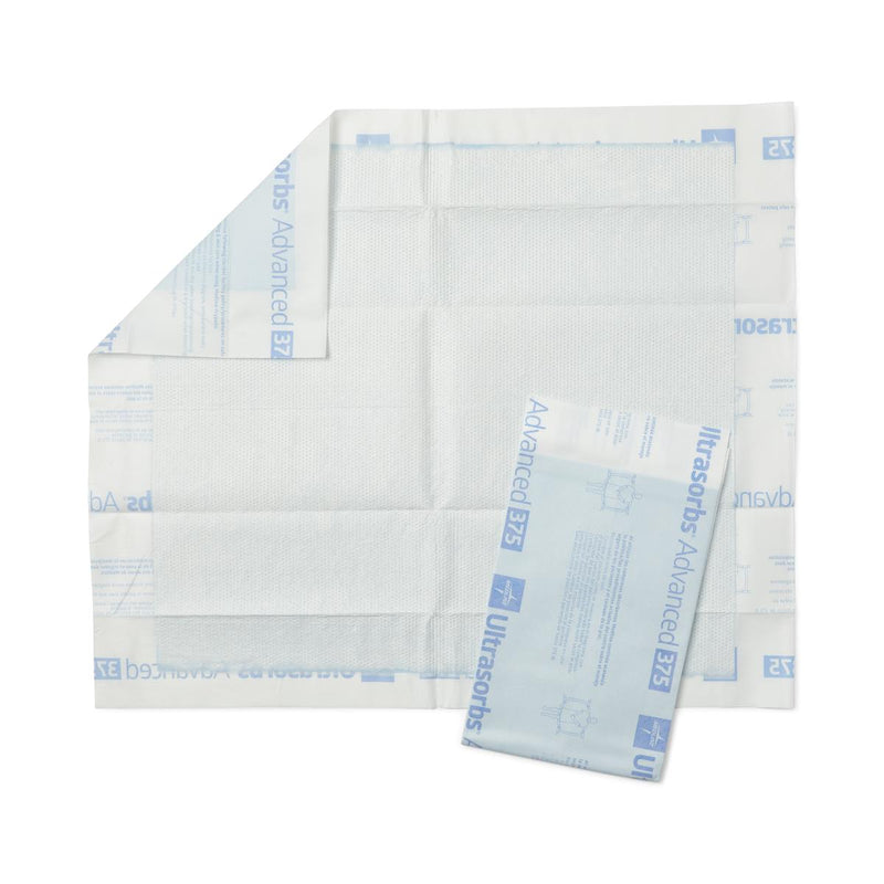 Ultrasorbs Advanced Premium Underpads, 375 lb. Weight Capacity, 30" x 36", 10/BG (USAP3136ESLPZ) Bag of 10