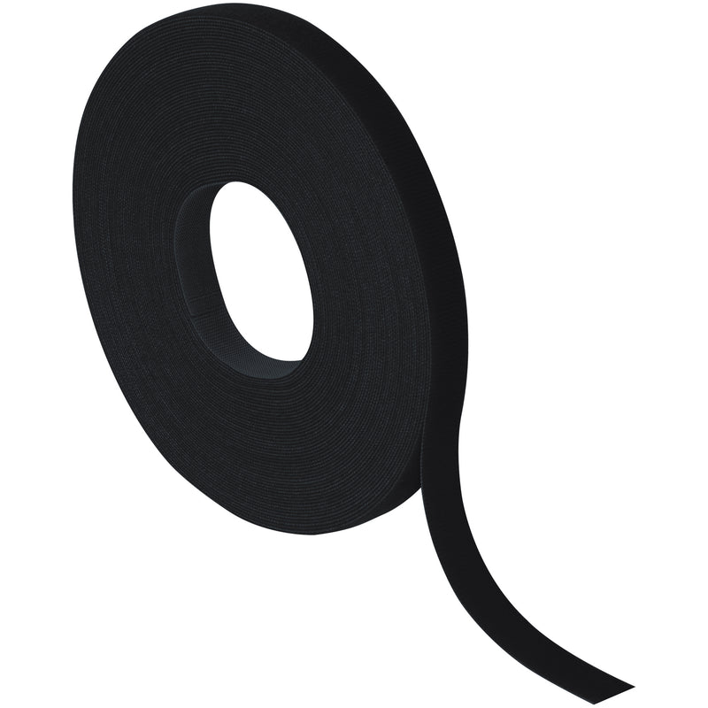 1/2" x 75' - Black VELCRO® Brand Self-Grip Straps, Each Each