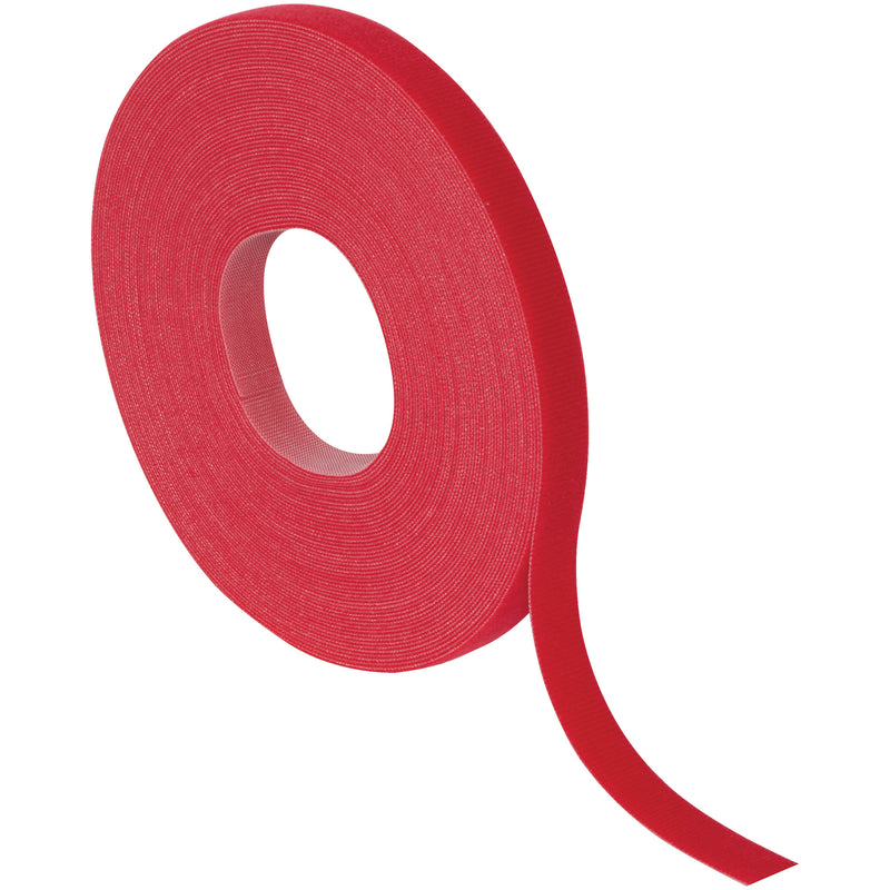 3/4" x 75' - Red VELCRO® Brand Self-Grip Straps, Each Each