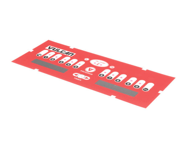 Vulcan Hart 00-497422-00001 Overlay, Control Panel-Vulcan (VH00-497422-00001) Each