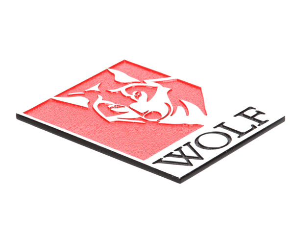 Vulcan Hart 00-722482 Wolf Head Logo Large, New 1/98 (VH00-722482) Each