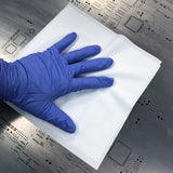 High-Tech Conversions VISION 20® Non-Sterile Polyester Knit Cleanroom Wipes, Heavy-Weight (140 GSM), 12"x12", 100/Bag, 10 Bags/Case (HOSVS20-1212) Case of 1000