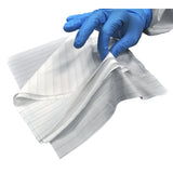 High-Tech Conversions VISION 50™ Non-Sterile Polyester ESD Cleanroom Wipes, Heavy Weight (140 GSM), 9"x9", 150/Bag, 12 Bags/Case (HOSVS50-99) Case of 1800