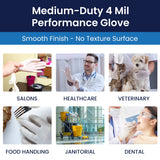 Safety Zone® Synthetic Vinyl Powder Free 4 mil Exam Gloves, Beige, XL, Case of 900 (SZNVTX998) Case of 900