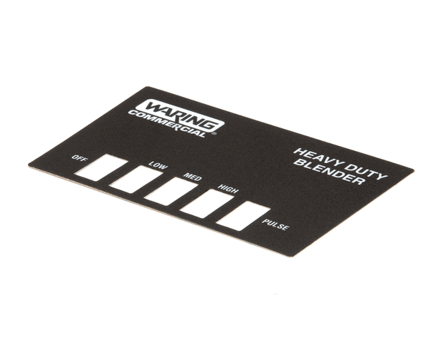 Waring 026724 Name Plate (WAR026724) Each
