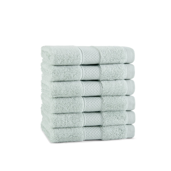Aston & Arden Egyptian Cotton Washcloth 13x13 SageGreen (6/Pack) (P-EGYP-1313-SGE) 6/PK