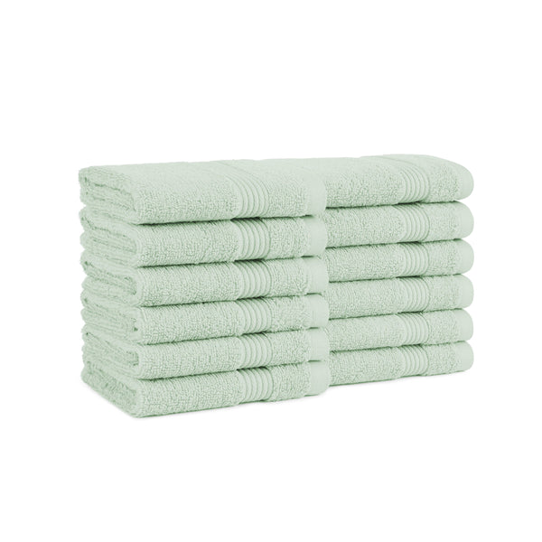 Host & Home Washcloth 13x13 Green (12/Pack) (P-HH-WC-1313-GR) 12/PK