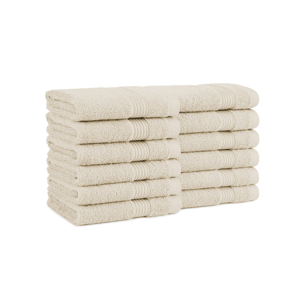 Host & Home Washcloth 13x13 Ivory (12/Pack) (P-HH-WC-1313-IV) 12/PK