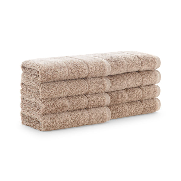 Aston & Arden Turkish Solid Washcloth 13x13 Hummus (8/Pack) (PNP-WC-TS1313-175HMS) 8/PK