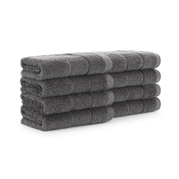 Aston & Arden Turkish Solid Washcloth 13x13 Pewter (8/Pack) (PNP-WC-TS1313-175PTR) 8/PK