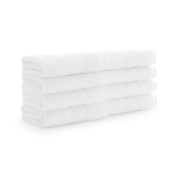 Aston & Arden Turkish Solid Washcloth 13x13 White (8/Pack) (PNP-WC-TS1313-175WHT) 8/PK