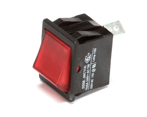 Wilbur Curtis 3375000105 Switch, Rocker (Red) 120V Neon (WCWC-114R) Each