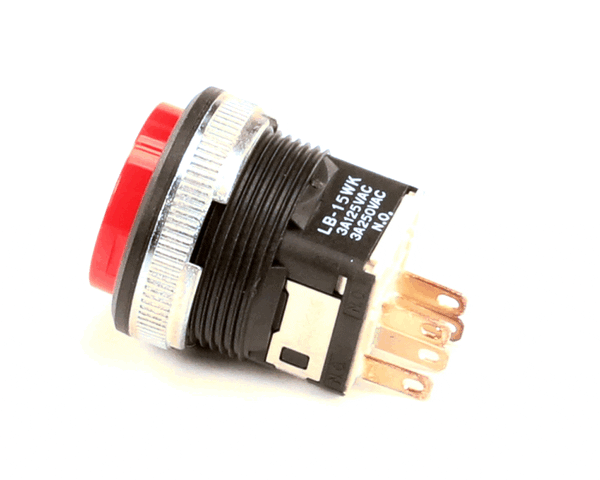 Wilbur Curtis 3375000968 Switch, Pushbutton-Red N.O. Pc (WCWC-170) Each