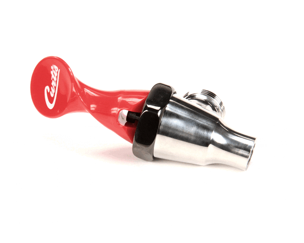Wilbur Curtis 3375000291 Faucet Assembly, Red Handle 1-1/32 (WCWC-1800HW) Each