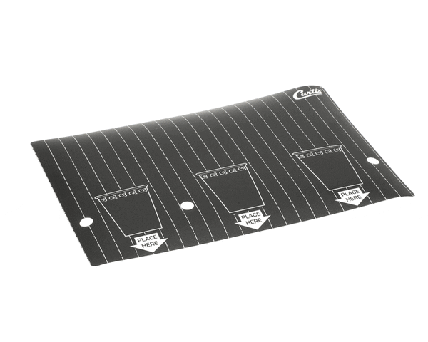 Wilbur Curtis 3375000837 Label, Splash Panel Cafe Pc3 (WCWC-38288) Each