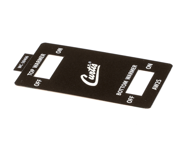 Wilbur Curtis 3375000755 Label, Front Panel Aw-2S Alp-5 (WCWC-38406) Each