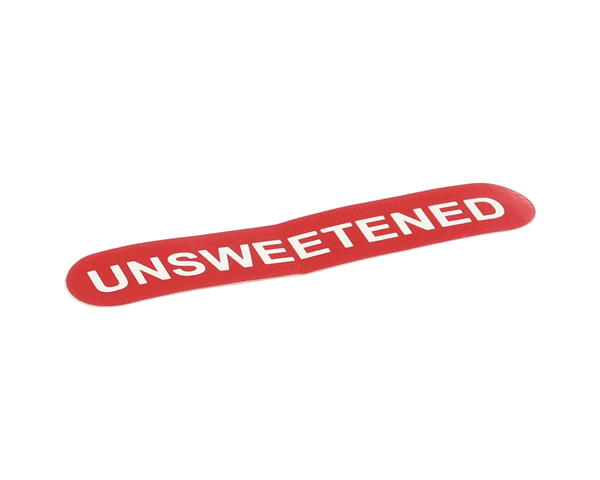 Wilbur Curtis 3375000239 Label, Unsweetened (WCWC-3861) Each