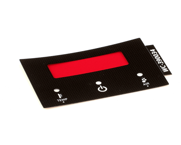 Wilbur Curtis 3375001568 Label, Mucm Ovrlay Control Pan (WCWC-390034) Each