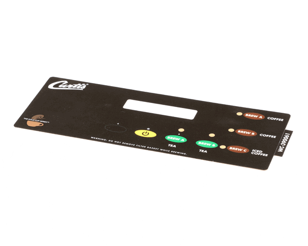 Wilbur Curtis 3375001565 Label, Ucm Overlay Cbhs Curtis (WCWC-390061) Each