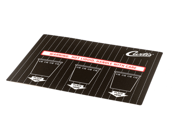 Wilbur Curtis 3375000474 Label, Splash Panel Pc3D (WCWC-39176) Each