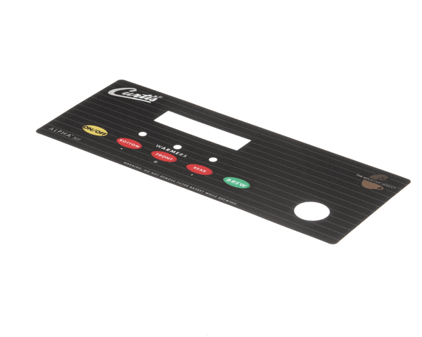 Wilbur Curtis 3375000606 Label, Ucm Overlay Alpha-3Gt L (WCWC-39345) Each