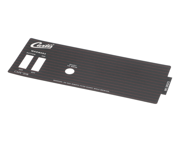 Wilbur Curtis 3375000730 Label, Sw Panel Caf 2 Curtis (WCWC-39373) Each
