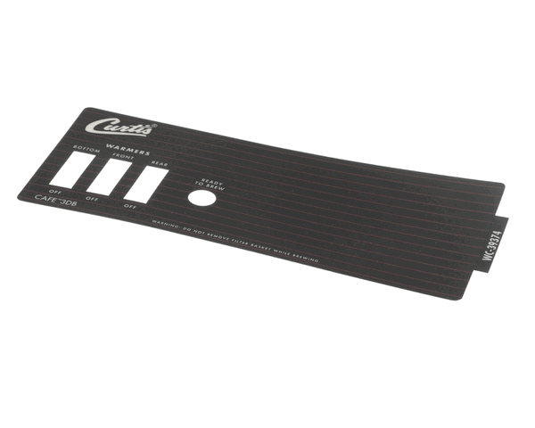 Wilbur Curtis 3375000731 Label, Sw Panel Caf 3 Curtis (WCWC-39374) Each
