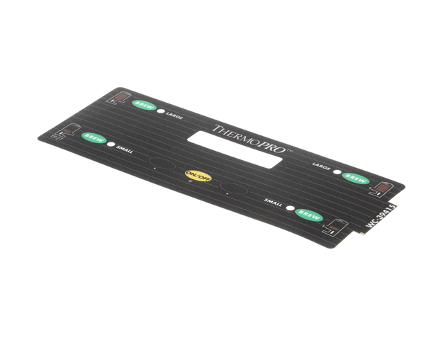 Wilbur Curtis 3375000790 Label, Ucm Overlay Twin 2-Batc (WCWC-39415) Each