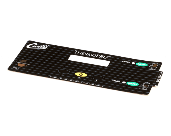 Wilbur Curtis 3375000791 Label, Ucm Overlay Single 2-Ba (WCWC-39416) Each