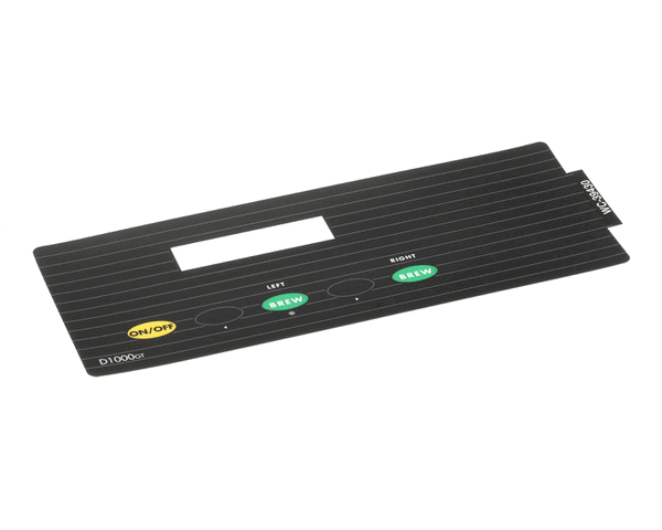 Wilbur Curtis 3375000808 Label, Ucm Overlay Inner D1000 (WCWC-39430) Each