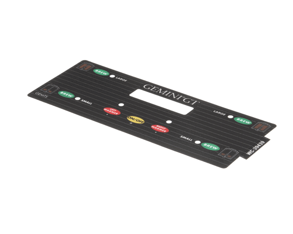 Wilbur Curtis 3375000814 Label, Ucm Overlay Gemts Twin (WCWC-39439) Each