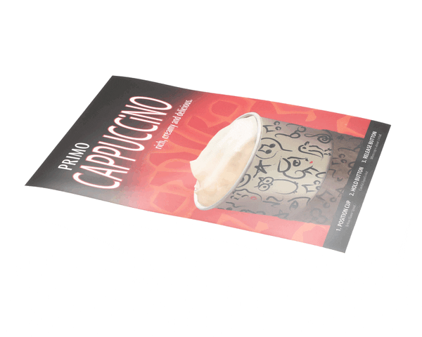 Wilbur Curtis 3375000886 Film, Door Display Cafe Pc12 (WCWC-39455) Each