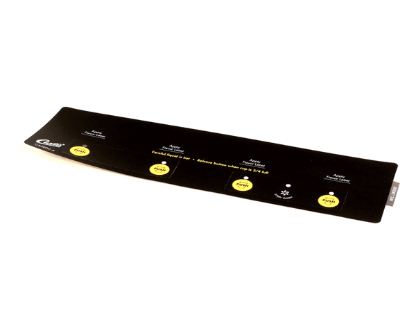 Wilbur Curtis 3375000921 Label, Assembly Control Panel Smar (WCWC-39500) Each