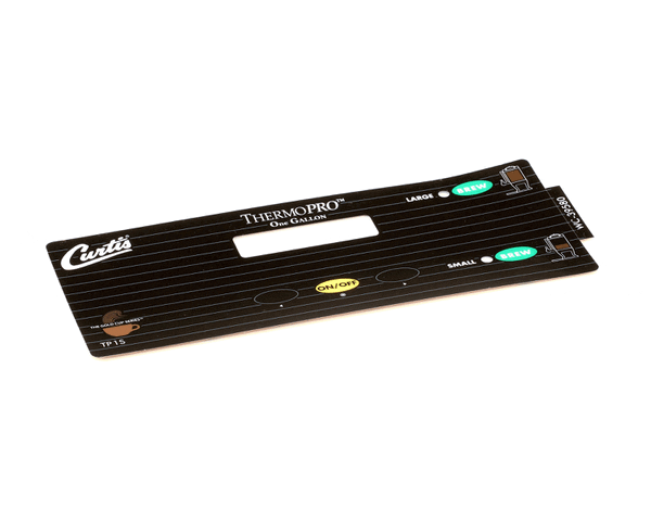 Wilbur Curtis 3375001016 Label, Ucm Overlay 2-Batch Cur (WCWC-39580) Each