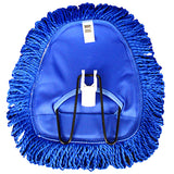 Impact® Microfiber Wedge Mop Head, Blue, 12/Pack (IMPWDGMHD) Bag of 12