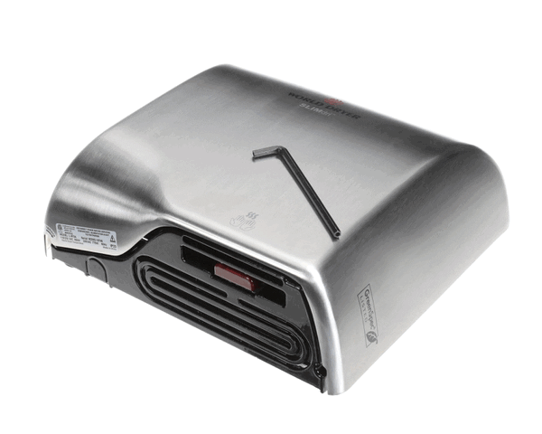 World Dryer L-973A Slimdri,120/208/240V,S/S,Brush (WDRL-973A) Each