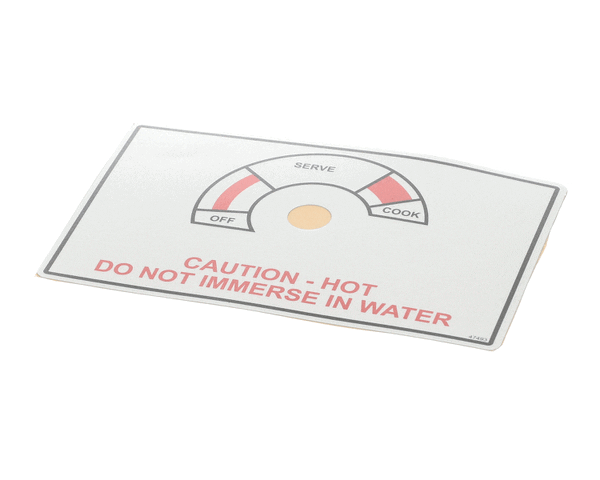 Wells 2M-47493 Decal Soup Cooker Front (WEL2M-47493) Each