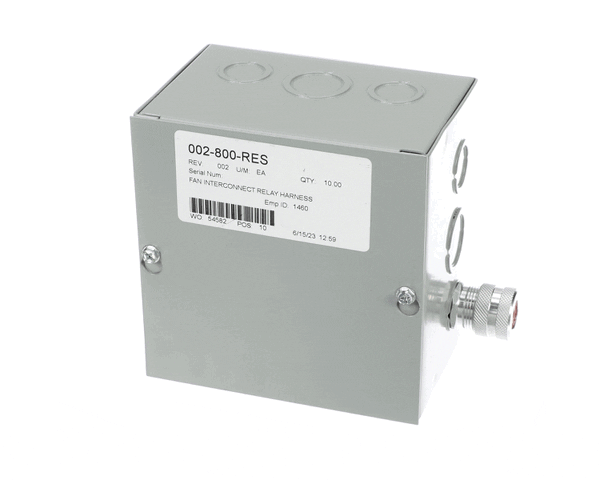 Wood Stone Corp Rp-002-800-Res Fan Interlock Relay W/Enclosur (WOODRP-002-800-RES) Each