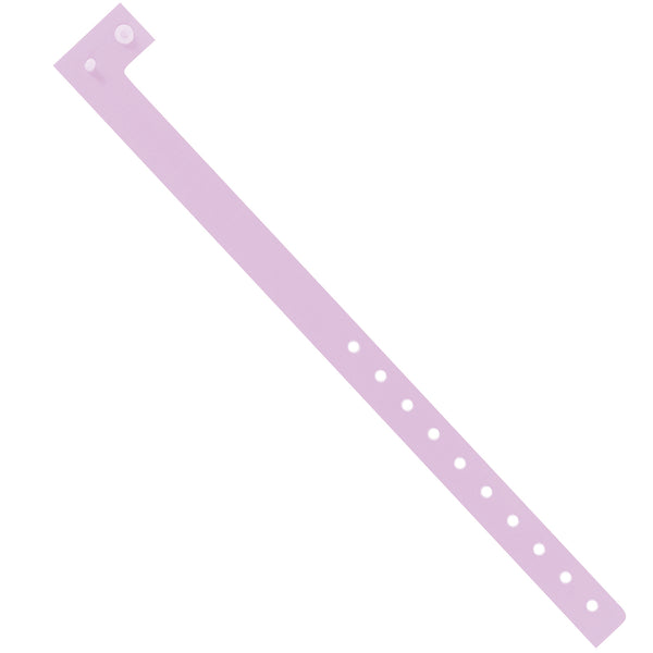 3/4" x 10" Lavender Plastic Wristbands, Case Of 500 Case Of 500