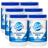 Touch Point® Touch Point® Hand Sanitizing Wipes, 6.7"x6.75", 320/canister, 6 Canisters/Case (HOSWS320HS) Case of 6