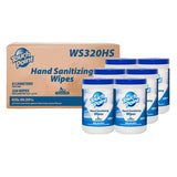 Touch Point® Touch Point® Hand Sanitizing Wipes, 6.7"x6.75", 320/canister, 6 Canisters/Case (HOSWS320HS) Case of 6