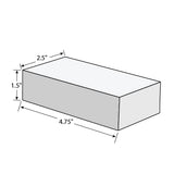 eXpunge® Cleaning Eraser Sponge, Bulk, White, 24/Case (HOSX24) Case of 24